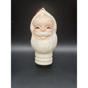 Vintage Santa Claus Candy Tube Topper Bank, Christmas, Holiday Collectible
